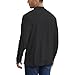 Mens Casual Mock Turtleneck T-Shirts Long Sleeve Thermal Stretchy Pullover Basic Lightweight Undershirt Sweater Tops Black