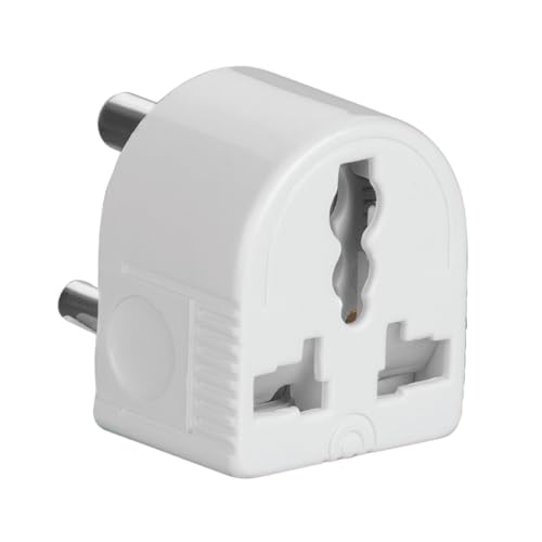 Image of Anchor by Panasonic 6 /10 /13A 3 Pin Multiplug adapter with Universal Combi Socket | 3 Pin Multi Plug Universal Socket (White, 52809-Pk6)