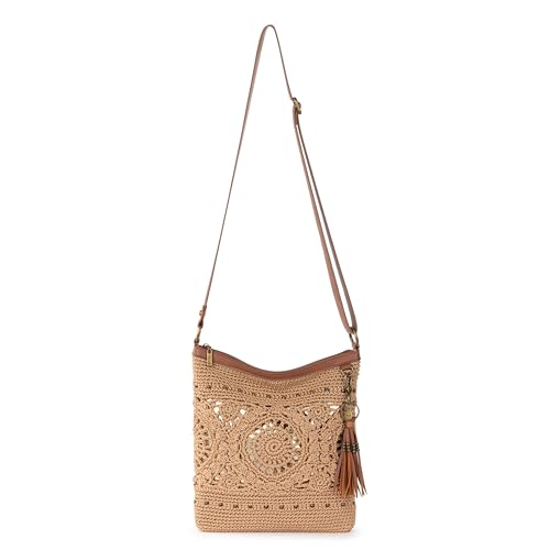 Image of The Sak Lucia Crossbody Bag in Crochet, Convertible Purse with Adjustable Shoulder Strap
