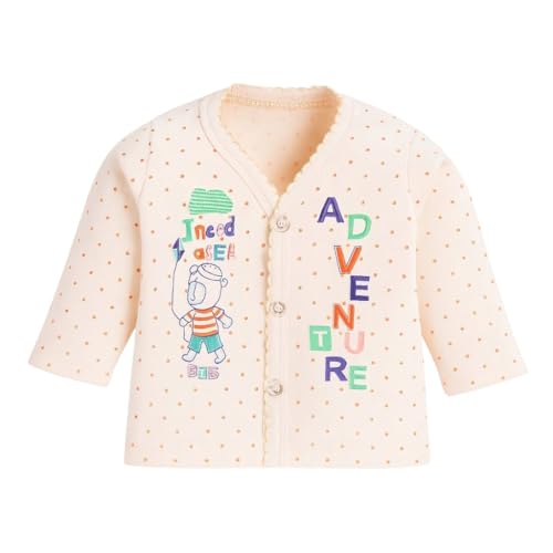 Image of BONUM Baby's Boy's Girl's 100% Cotton Button Shirt with Pyjama Pant Set of 3 New Born Baby Clothes