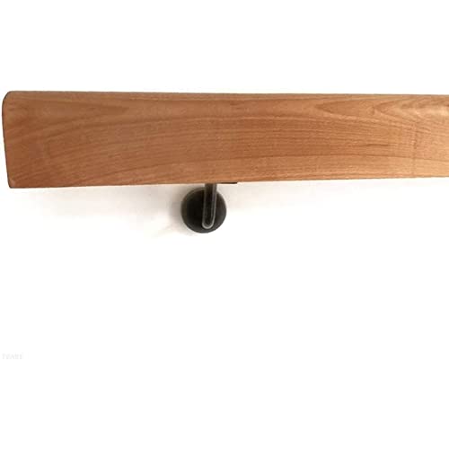Rampe d'escalier antidérapante en pin avec kit de support complet