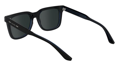 Calvin Klein Men's Sunglasses CK24536S - Black/Avio with Solid Grey Lens - Image 4