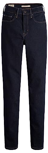 Image of Levi's Women's 724 High Rise Straight, Blue Wave Rinse, 29W x 28L