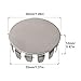 Kitchen Sink Tap Hole Cover Plate In Brushed Finish For 0.2 To 0.6 Inch Holes, Stainless Steel And Plastic, No Tools Needed For Installation