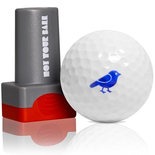 ZEETY Golf Ball Stamp, Golf Ball Stamper, Reusable Self-Inking Golf Ball Stamp Marker to Identify Golf Balls, Golf Gift Golf Accessories for Men and Women Golfers