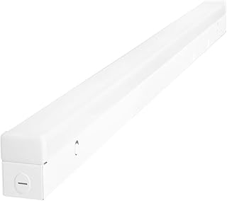 IP54防湿型 ledベースライト 40W型 2灯相当 電球色 白色 昼白色 昼光色 逆富士 直付形 消費電力50w 明るさ10000lm トラフ型 防湿防潮型 LED蛍光灯 40W形 器具一体型 一体型LEDベースライト 一体型照明 天井直付型 蛍光灯器具 40w形 キッチン 倉庫 物流センター 冷藏庫 防震 防虫 騒音なし ノイズレス チラツキなし 学校 工場 病院 (昼白色5000K)