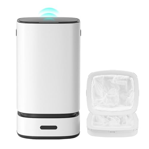 Elpheco bote de basura automático acero inoxidable 15 litros