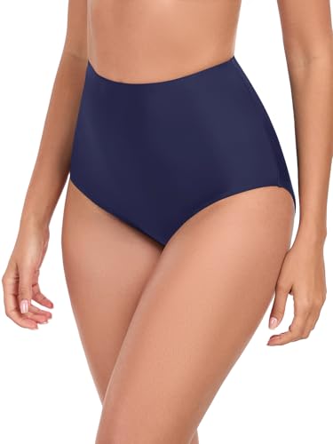 RELLECIGA Women's High Waisted Bikini Bottom Full Coverage Tummy Control Swimsuit Bottoms2