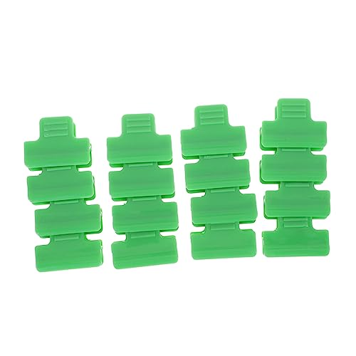SEWOART 40 Piezas clip de barra de red de sombreado clip de aros de túnel clip de película clip de plástico Sujetadores de PVC para películas de invernadero abrazadera de película páginas