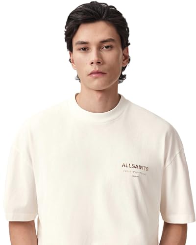 Image of AllSaints Men's Underground Oversized Short Sleeve Crew Neck Shirt