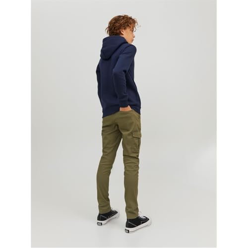 Kapuzenpullover Jack & Jones sweat à capuche garçon coton noir bleu