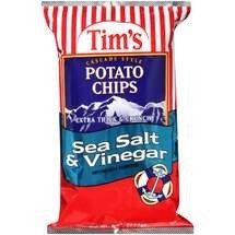 Tim's Potato Chisp, Cascade Style, Sea Salt And Vinegar, 7oz Bag (Pack of 2)