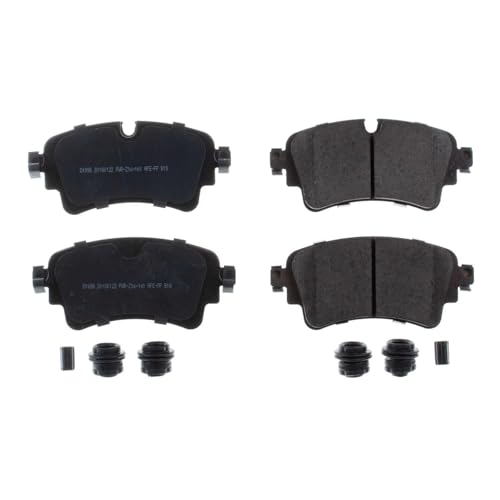 Image of PowerStop Rear Brake Pads for Audi A4 2017-20 |A4 allroad 2017-20 |A4 Quattro 2017-20 |A5 Quattro 2018-20 |A5 Sportback 2018-20 - Z17 Ceramic Brake Pads with Installation Hardware, 17-1898