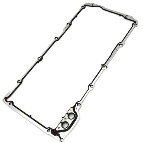 Image of AUTOXBERT Engine LS Oil Pan Gasket Sets for Chevrolet Suburban Chevy GM Sierra Savana Tahoe Yukon Express Hummer Silverado 5.3L 3.6L 4.8L 5.7L 6.0L 6.2L LS1 LS2 LS3 LM7 LQ4 LQ9 12612350, Black