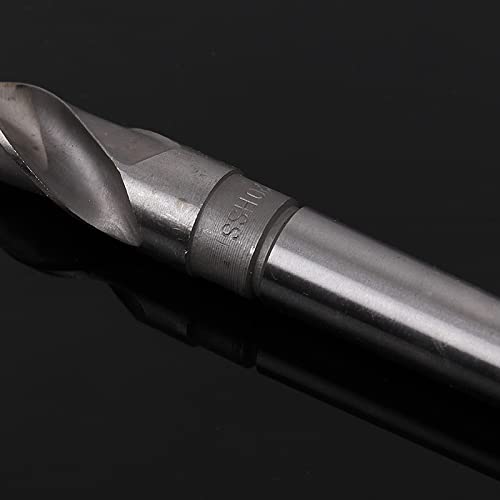 1PCS 36mm Taper Shank Drill Bit High-Speed Steel Morse Taper Shank, Spiral Flute for Wood, Aluminum, Malleable Iron