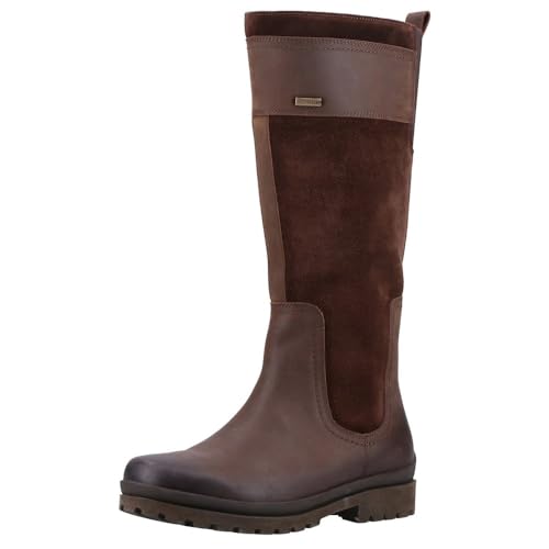 Bottes femme Cotswold Painswick chaussures mollet en cuir marron
