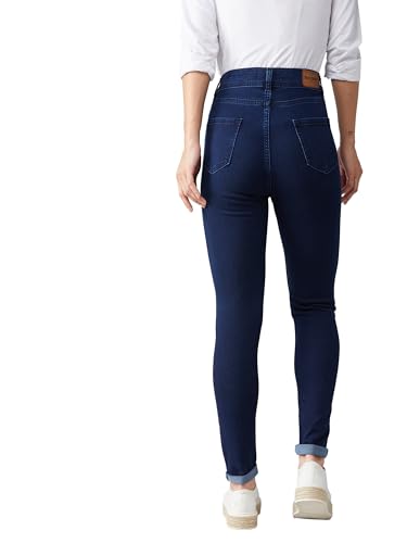 Image of Dolce Crudo Distressed High Rise Skinny Jeans for Women
