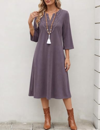 3/4 Sleeve Dress for Women - image 5