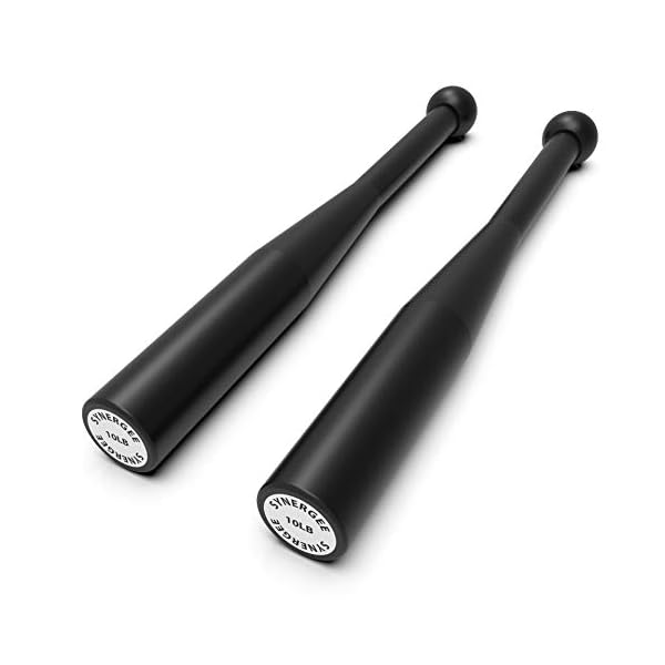 Synergee Indian Clubs – 1 to 15 lb Pairs Power Club Set