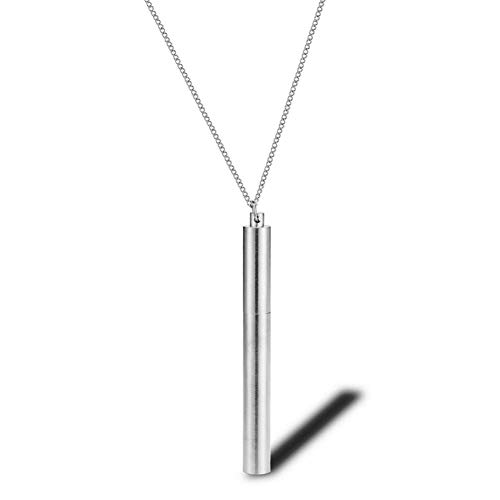 L&H Hip Hop Narghilè Collana Lunga di Fumo del Tubo del Maglione del Pendente Catena Europa e in America del Gioielli Ins Via del Vento Gioielli e Accessori,Argento