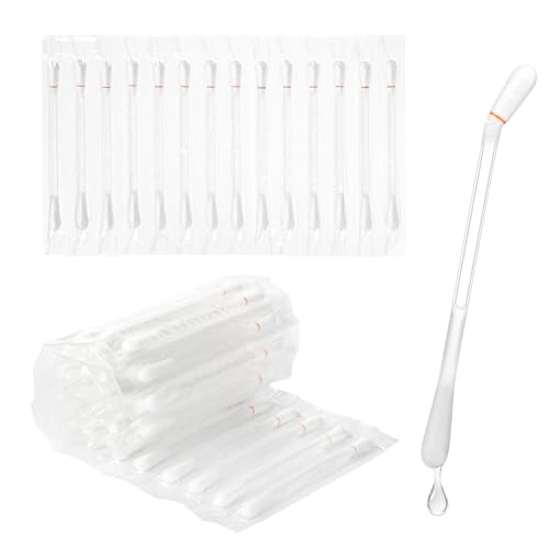 Piercing Aftercare Cotton Swabs, Disposable Saline Solution Cleaner Qtips Individually Wrapped Swabsticks Buds Bulk Outdoor Travel Size First Aid Kit for Ear Nose Skin Cleaning Wound Care (50 Pcs)