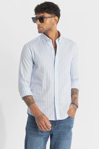 Image of SNITCH Blue Stripes Shirts