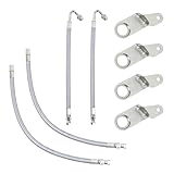 Kyostar Double Tires Air Inflation Kit, Valve Stem Extenders, Double Tires Air Inflation Kit for Easy Connection to Tire Valves and Equipment