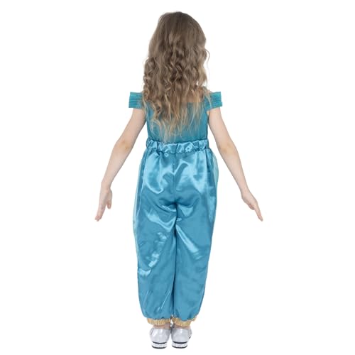 Sincere Party Girl's Jasmine Costume with Headband and Bracelet 5-6 years, 5-6 Years/110-116 - Image 4