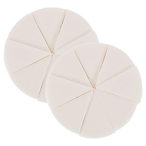 Ipetboom 2Sets Makeup Sponges Versatile Cosmetic Wedges for Foundation and Blush Lightweight Easy to Clean Makeup Applicators for Finish