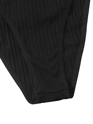 DIDK Bodysuit voor dames, gebreid, spaghettibandjes, bodysuit, mouwloos, elegant, basic bodysuit - Image 5