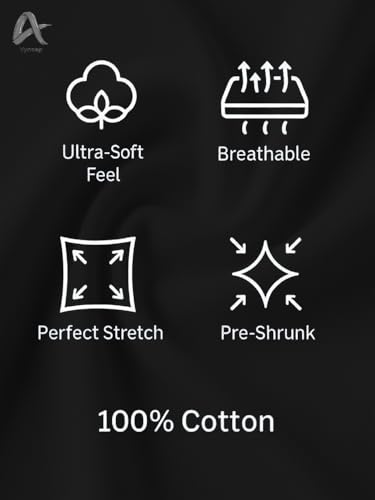 Image of Men's Premium 100% Cotton T-Shirt, Lightweight Short Sleeve Crew Neck Tee, Soft Breathable Summer Essential, Regular Fit