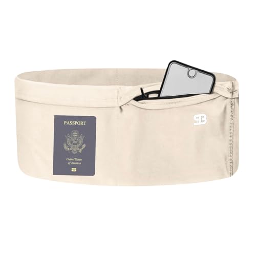 Unisex Travel Money Belt, Running Belt, Fanny and Waist Pack with...