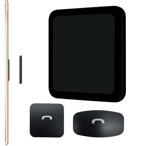 Tablet Wall Mount - Solid Aluminum Mount, Adjustable Magnetic Plate, Rotating Viewing Angle, Portable Stand | Portable Magnetic Tablet Wall Mount for Car, Studio, Office, Kitchen,