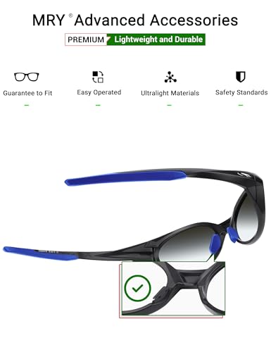 Image of Mryok Replacement Earsocks Nosepieces Kits for Oakley Eye Jacket Redux OO9438 Sunglasses - Opt
