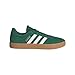 Adidas Men's VL Court 3.0, Dark Green/White/Collegiate Burgundy, 9