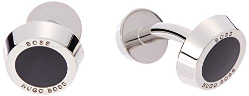 BOSS Herren Manschettenknöpfe Simony Schwarz OneSize