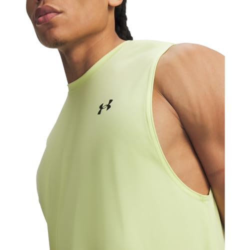 Under Armour Velocity Muscle Tanktop für Herren, (727) Sonic Yellow/Black, XL – Ansicht 3