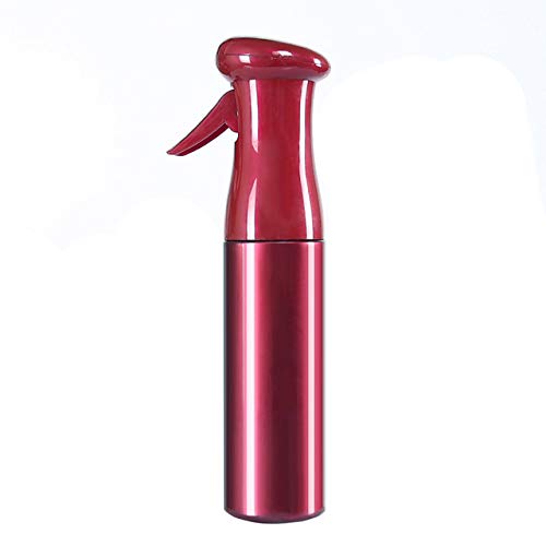 Continuous Spray Bottle, Fine Mist Spray Bottle for Hair, 250ml/8oz Small Empty Plastic Misting Refillable Sprayers for Refreshing Curls, Curly Hair, Garden Continuous Water Mister (Red)