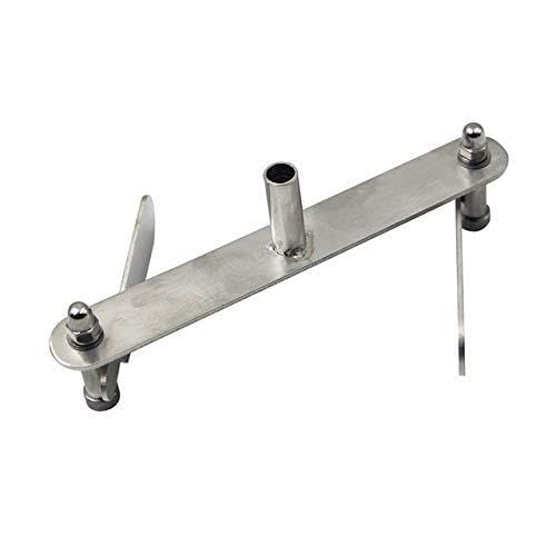 Localizador de centros para carpintería en acero inoxidable gramil de 60mm talla m