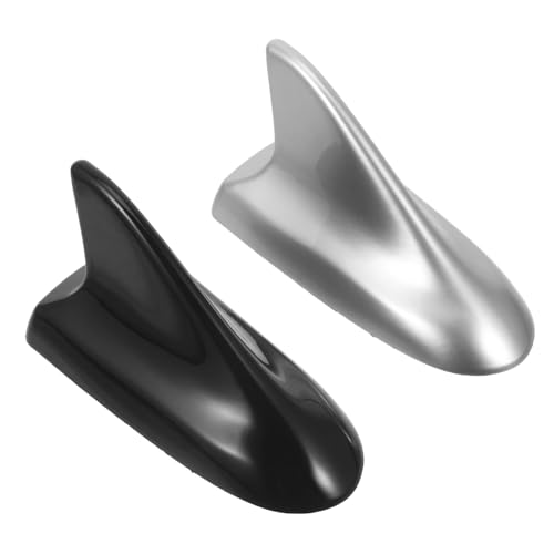 Alipis 2pcs Car Fin Decoration Sleek Roof Spoiler Antenna Topper for Cars Easy Installation Fit Modern Design Enhances Vehicle Appearance
