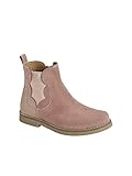 Futter: Textil Vertbaudet Mädchen Lederstiefel mit Reißverschluss und Gummizug, Rosa, 33 EU