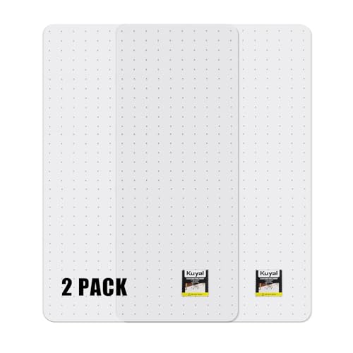 Image of Kuyal Office Chair Mat for Carpet, Set of 2, Heavy Duty Computer Chair Mat