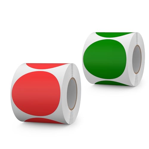 Autocollants ronds 76 mm pour stopper les erreurs de tri et de classement