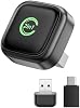 Adaptador inalámbrico CarPlay, convierte cableado a inalámbrico, 2 en 1 CarPlay y Android Auto, mini plug & play, conexión automática rápida y sin latencia, USB/USB-C para autos con CarPlay integrado y iOS 10+/Android 11+ 2