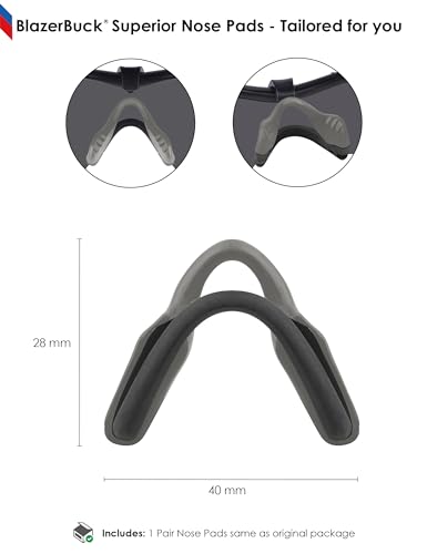 Image of BLAZERBUCK Replacement Nose Pads Nose Pieces for Oakley Razor Blade Sunglasses