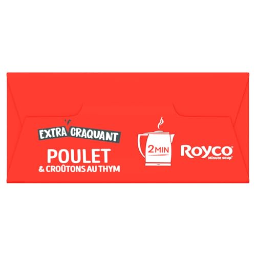 Soupe poulet croûtons ROYCO pour pause déjeuner express au bureau - 3