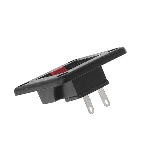 Croptronia (Pack of 10) 2 Pins Square Spring Clip Speaker Terminal Block Audio Amplifier PCB Mount Jointing Clamp Connector 2