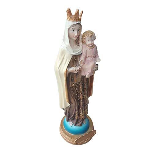 jojomis Hand Painted Nativity Figurine Religious Spiritual Tabletop Decorative,D,Small