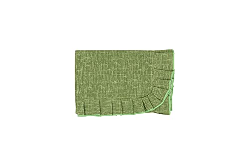 PARAMAISON Tovaglia Centrotavola Quadrata Unito, Stile Shabby Chic, 90x90 cm, Moderna, Cucina, Soggiorno, Salotto