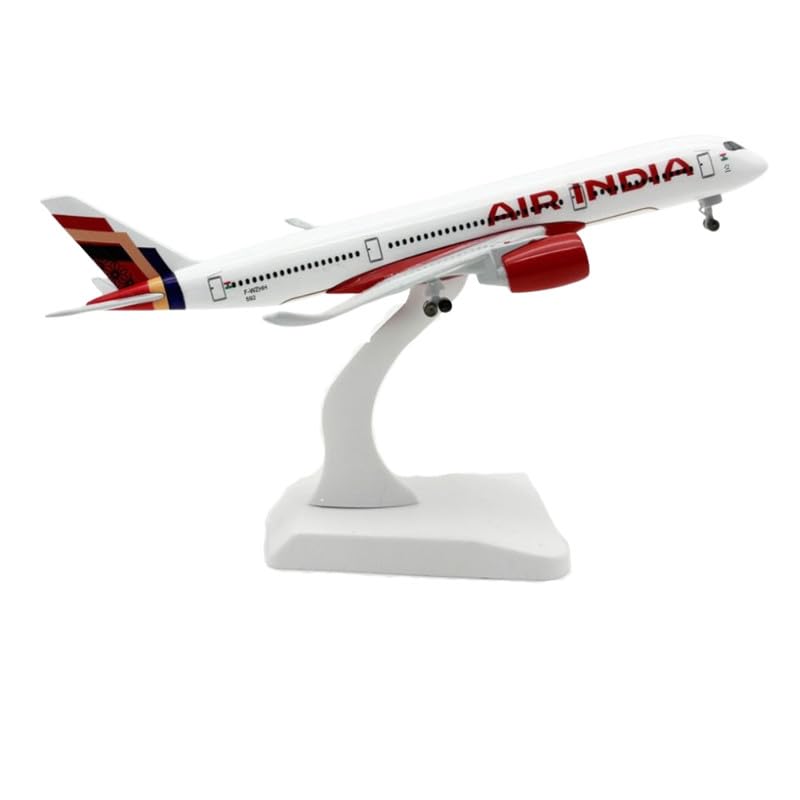 Image of Airplane Model 20 CM - Air India Airlines Airbus A350 Metal Diecast Alloy Aircraft Toy Plane